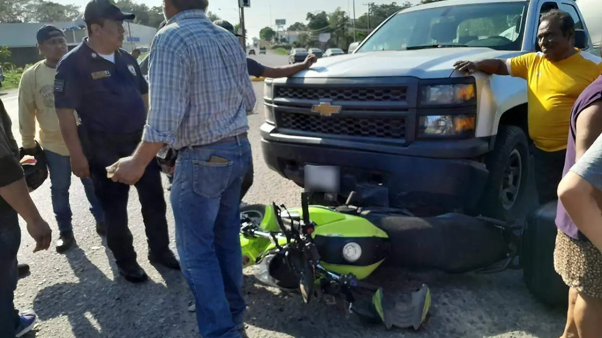 accidente motocicleta